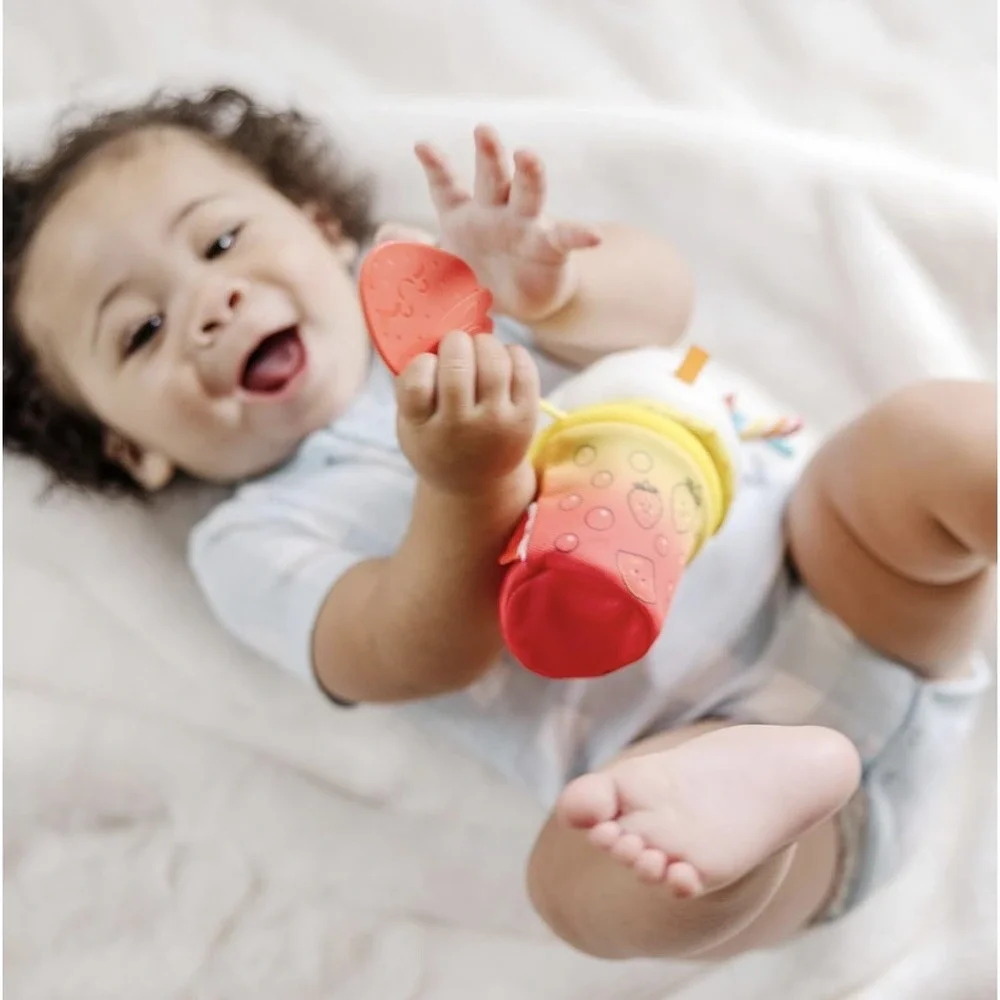 Melissa‎ & Doug Multi-Sensory Bubble Tea Take-Along Clip-On Infant Toy